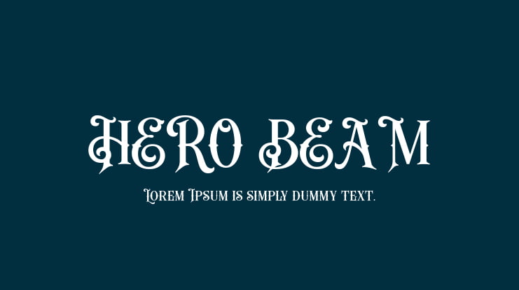 HERO BEAM Font