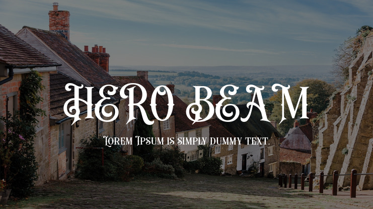 HERO BEAM Font
