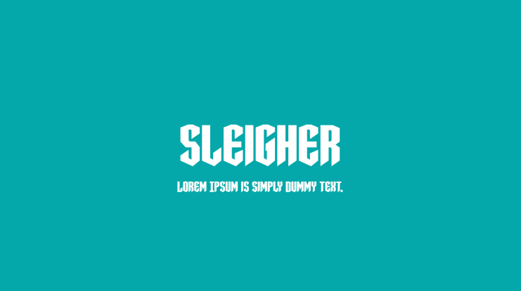 Sleigher Font Family