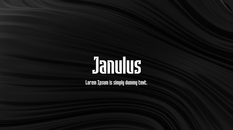 Janulus Font Family