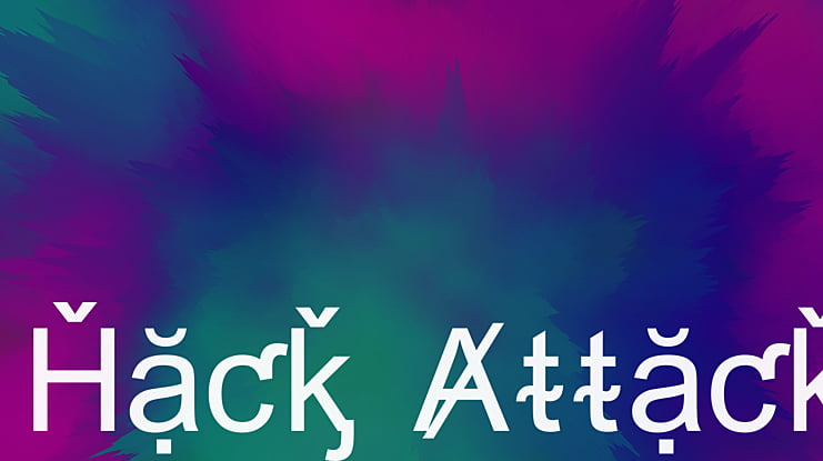 Hack Attack Font Family