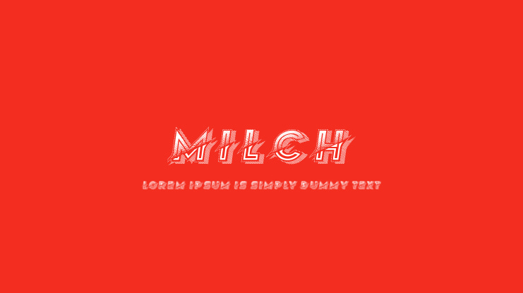 Milch Font