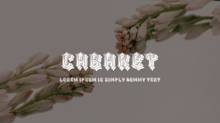 Cabaret Font