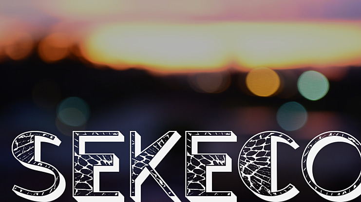 Sekeco Font