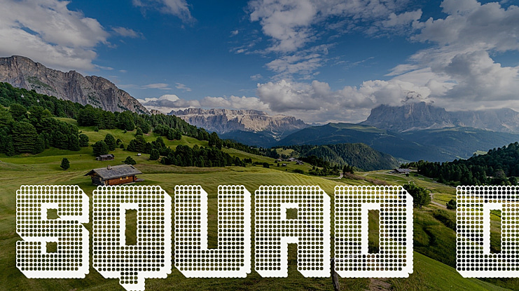 Squad 3D Font Family