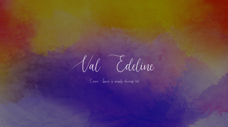 Val Edeline Font