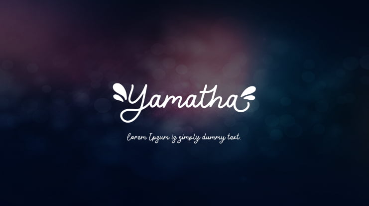 Yamatha Font