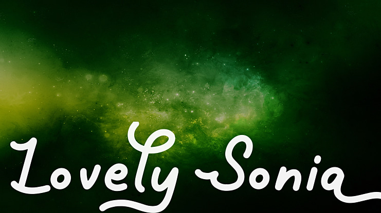 Lovely Sonia Font