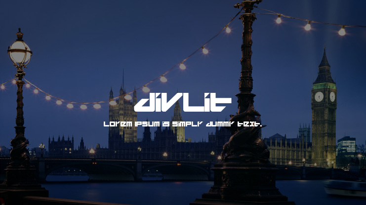 Divlit Font
