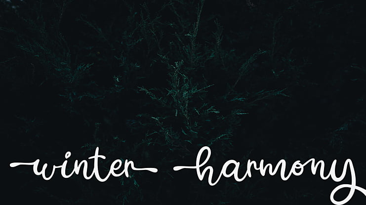 Winter Harmony Font