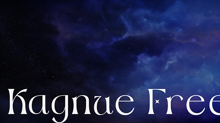 Kagnue Free Font
