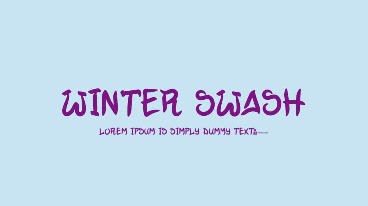 Winter Swash Font