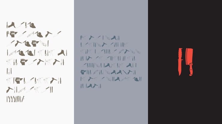 Knife Font
