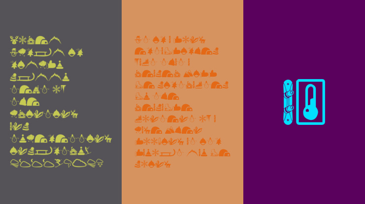 Winter Icons Font