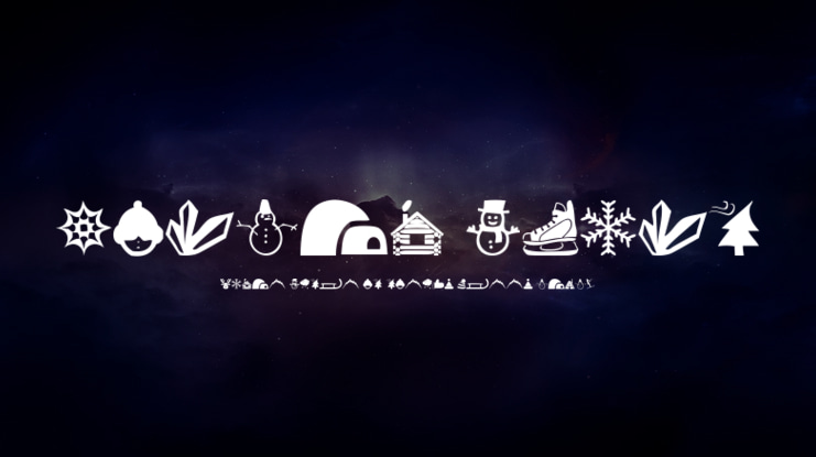 Winter Icons Font