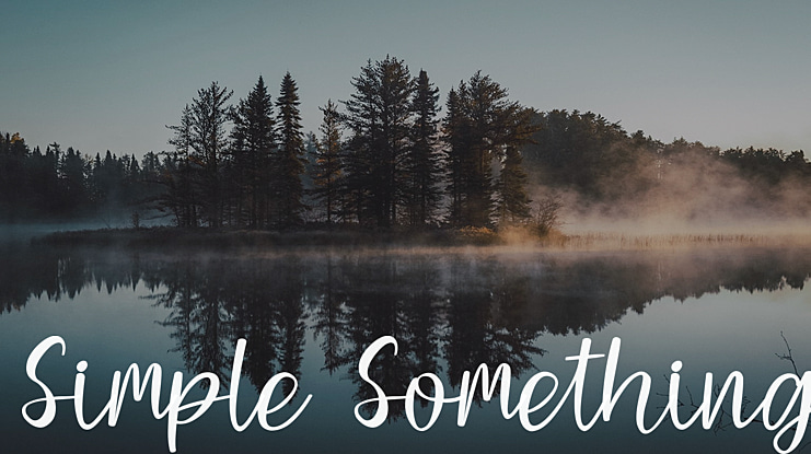 Simple Something Font