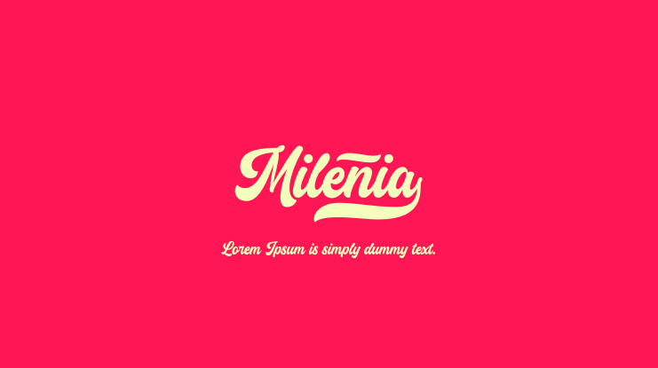 Milenia Font