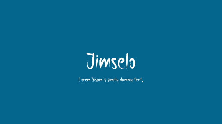 Jimselo Font