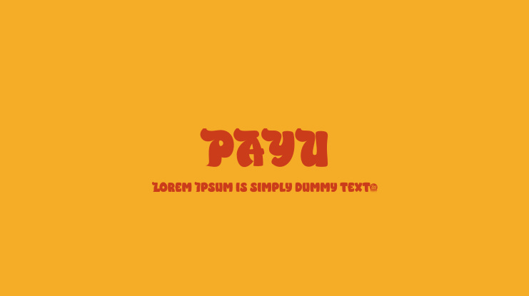PAYU Font