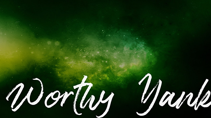 Worthy Yank Font