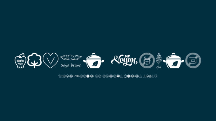 Vegan Icons Font