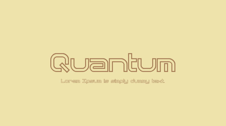 Quantum Font Family