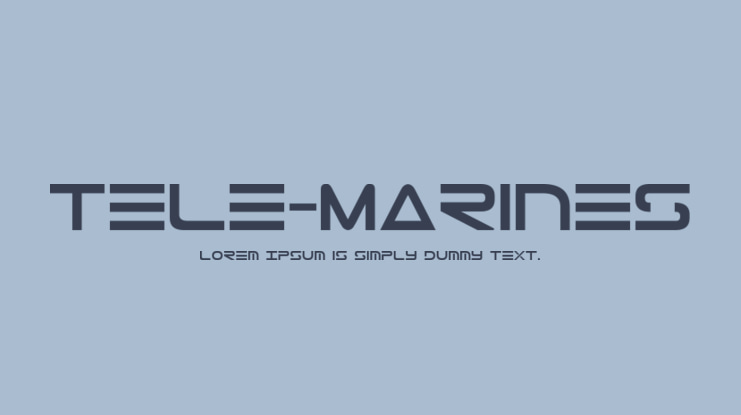 Tele-Marines Font Family