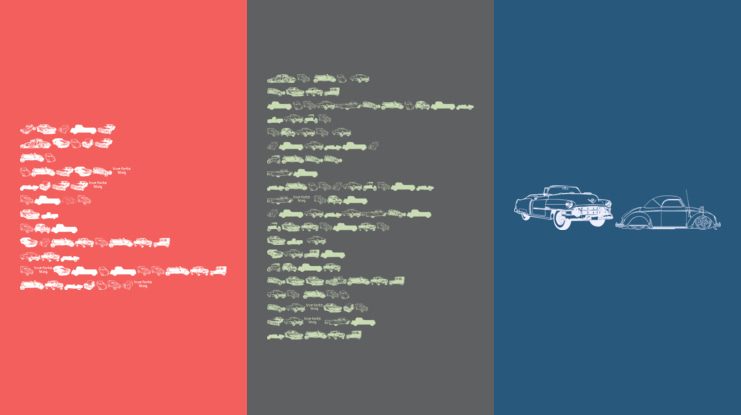 vintage auto cars tfb Font