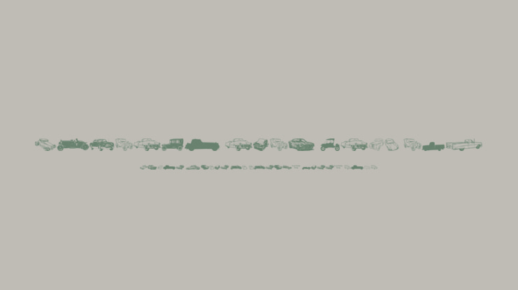 vintage auto cars tfb Font