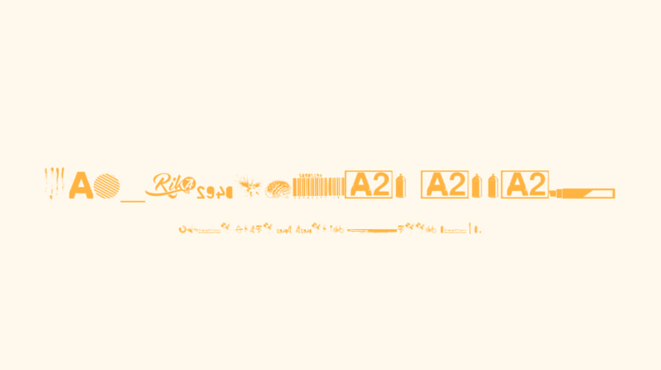 R74_Dingbat attak Font