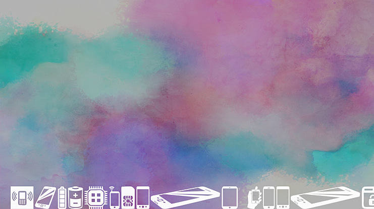 Smartphone Icons Font