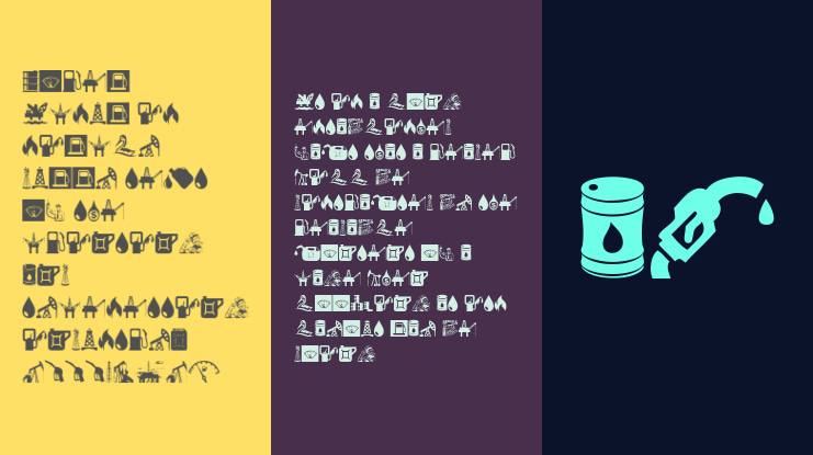 Oil Icons Font
