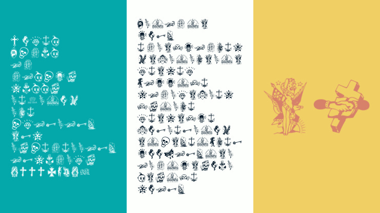 Tattoo Vieja Escuela 2 Font