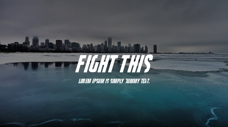 Fight This Font