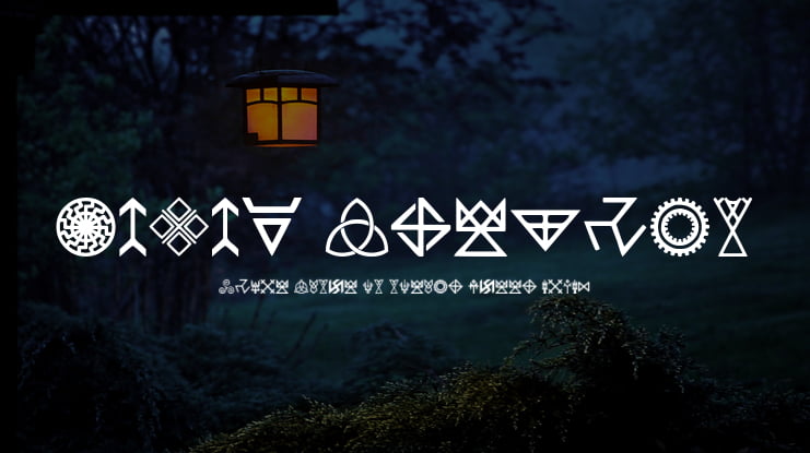 Pagan Symbols Font