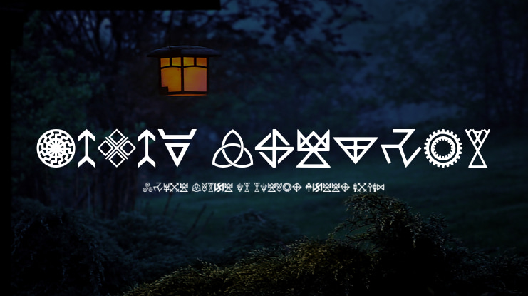 Pagan Symbols Font