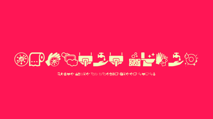 Hygiene Icons Font