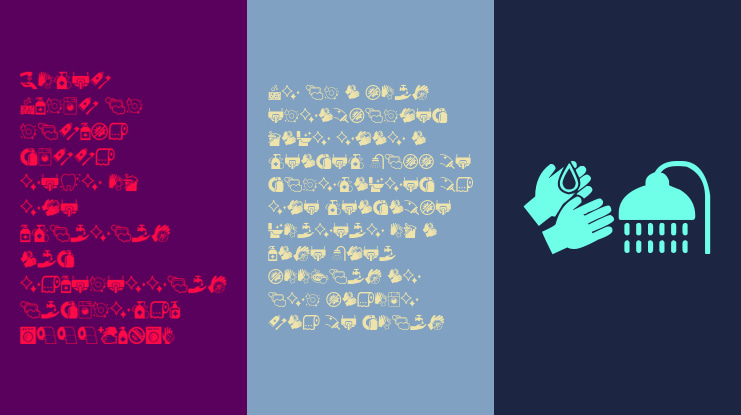 Hygiene Icons Font