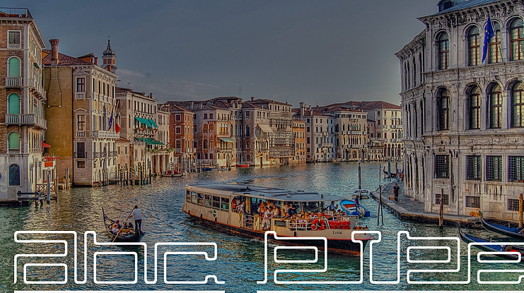 ABC, pipe Font Family