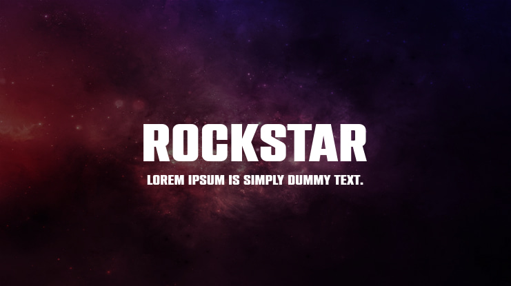 Rockstar Font