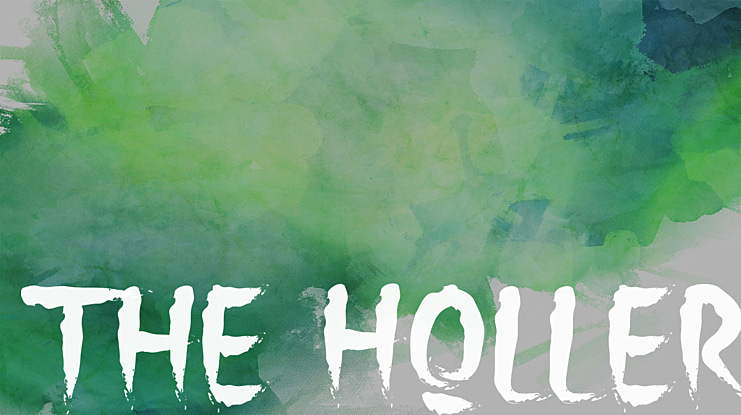 The Holler Font