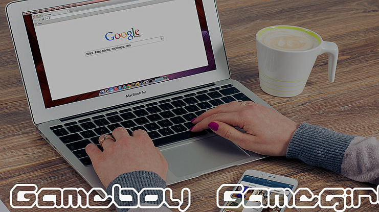 Gameboy Gamegirl Font