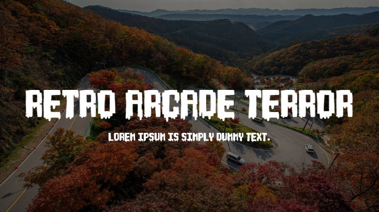 Retro Arcade Terror Font