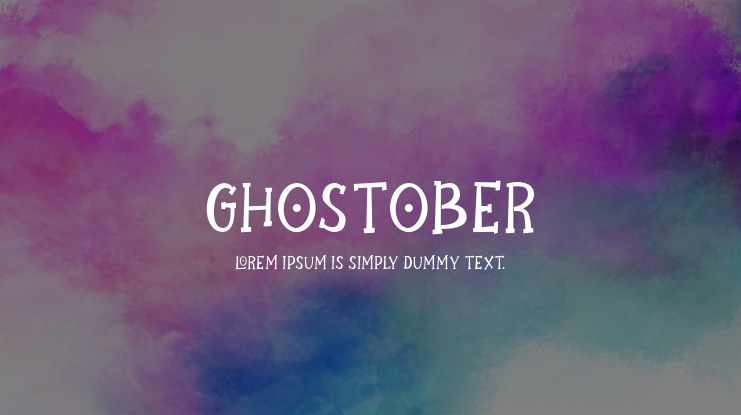 Ghostober Font