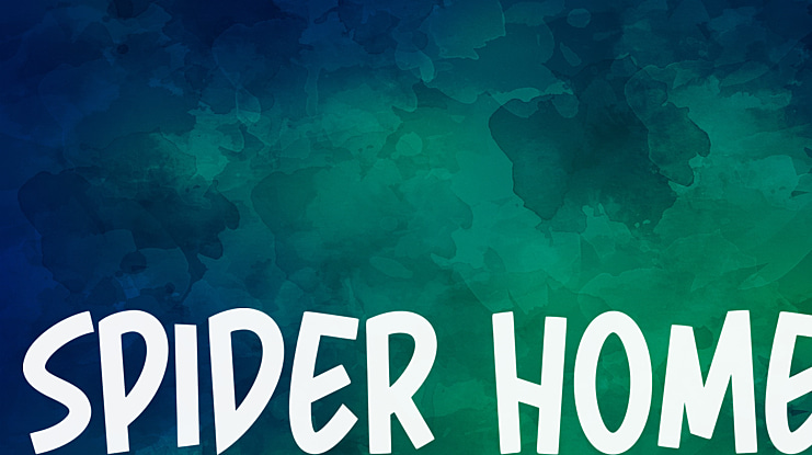 Spider Home Font