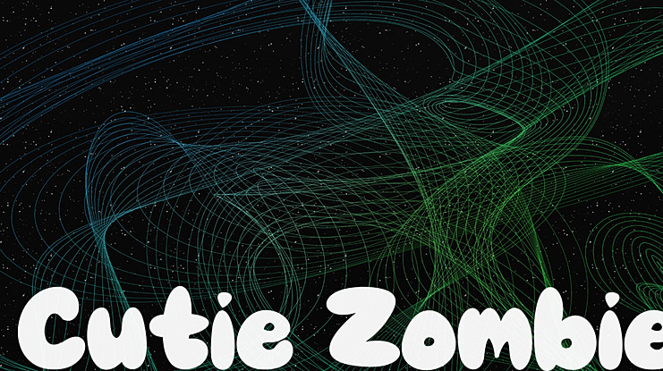 Cutie Zombie Font