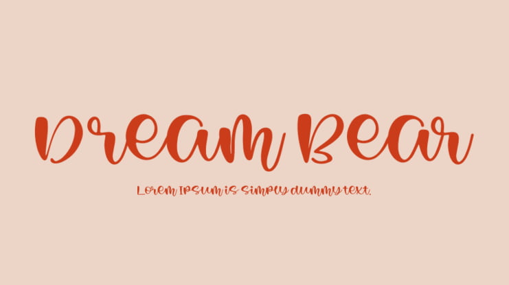 Dream Bear Font