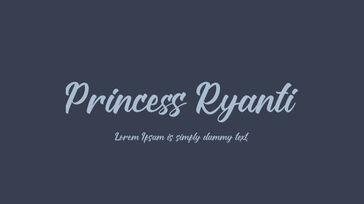 Princess Ryanti Font Family