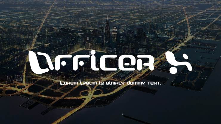 Officer X Font