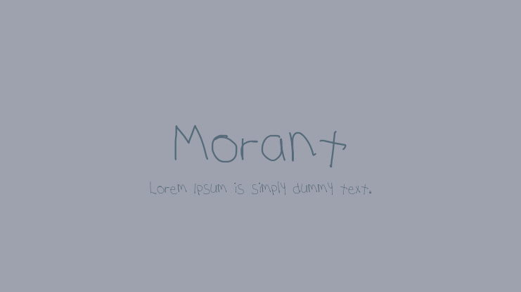 Morant Font Family